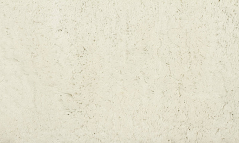 Soho Round Shag Rug White
