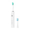 Sonic Electric Toothbrush White Usb Wireless Smart 5 Modes 2 Heads