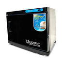 23L Black Uv Electric Towel Warmer Steriliser Cabinet Heat Sanitiser