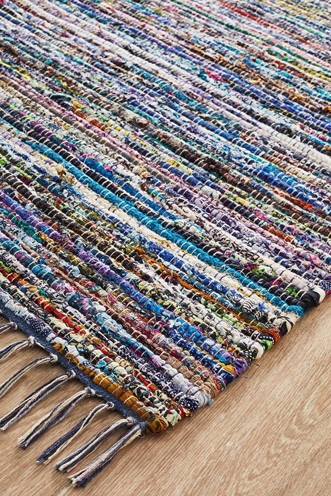 Spirit Bohemian Style Blue Rug