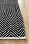 Spirit Chevron Black Rug