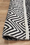 Spirit Chevron Black Rug