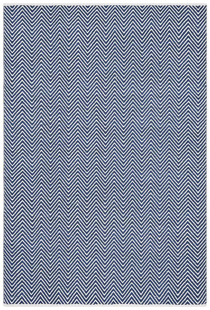 Spirit Chevron Navy Rug