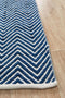Spirit Chevron Navy Rug