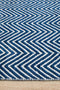 Spirit Chevron Navy Rug
