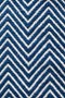Spirit Chevron Navy Rug