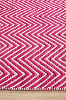 Spirit Chevron Pink Rug