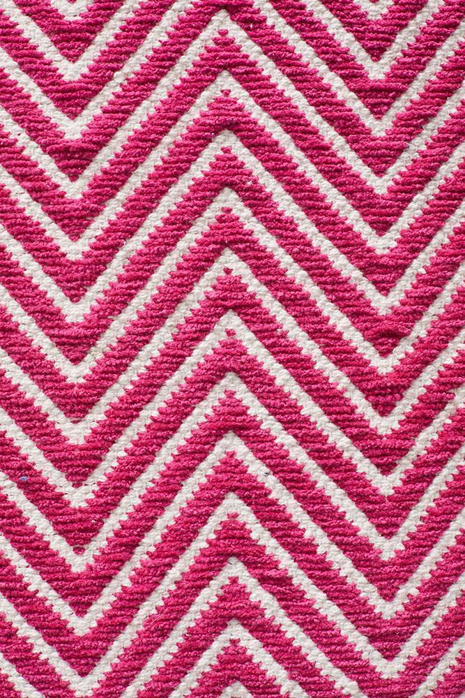 Spirit Chevron Pink Rug