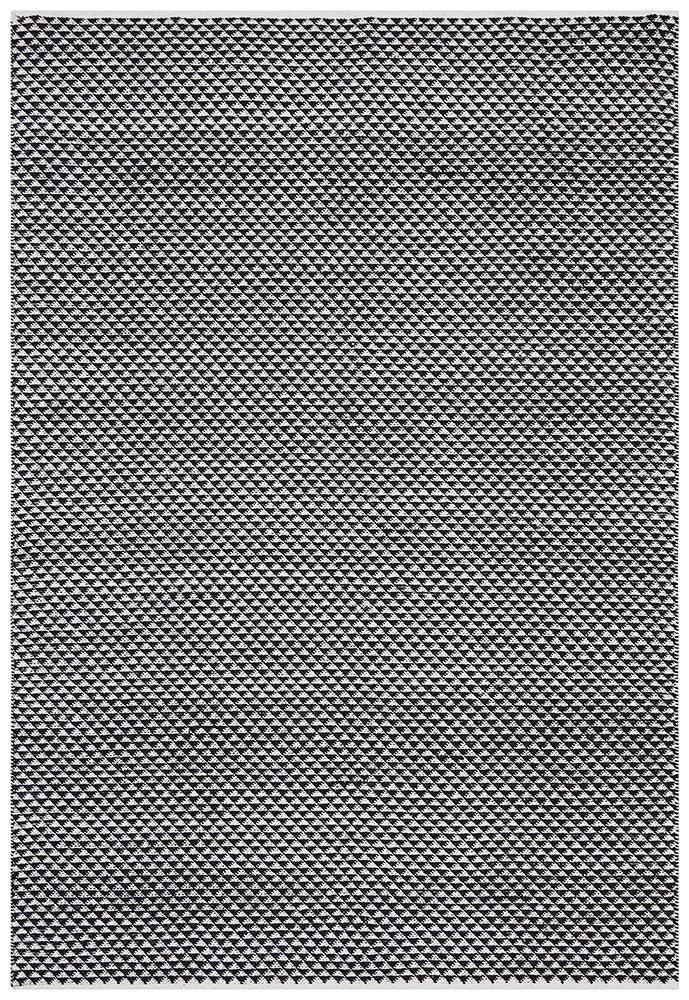 Spirit Finn Flat Woven Triangles Black Rug