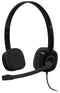 Logitech H151 Stereo Headset With Microphone In-Line Audio Controls