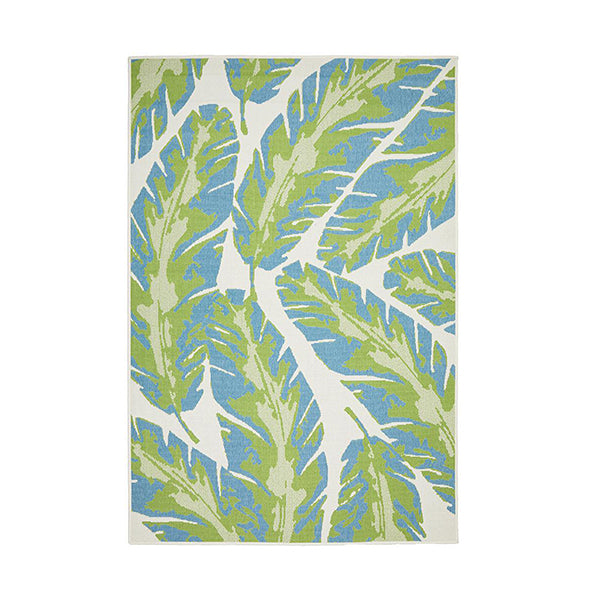 Ocean Power Loomed Green Rug