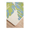 Ocean Power Loomed Green Rug