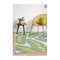 Ocean Power Loomed Green Rug