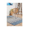 Ocean Power Loomed White Blue Rug