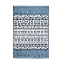 Ocean Power Loomed White Blue Rug