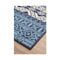 Ocean Power Loomed White Blue Rug