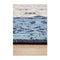 Ocean Power Loomed White Blue Rug
