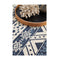 Ocean Power Loomed White Blue Rug