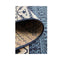Ocean Power Loomed White Blue Rug