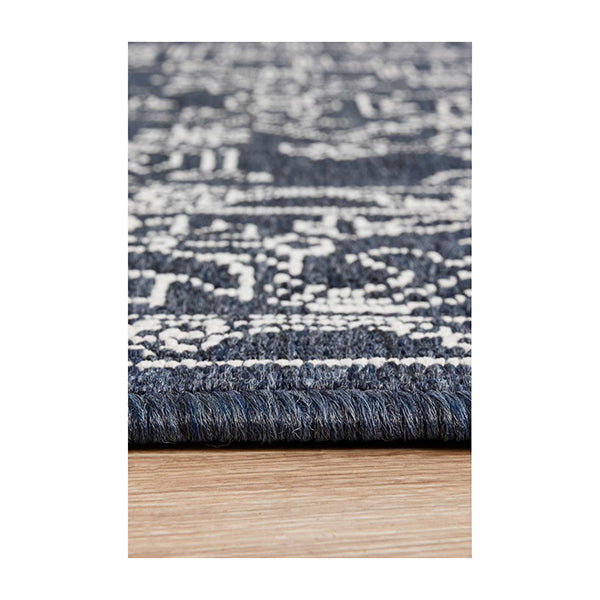 Ocean Power Loomed Navy Rug