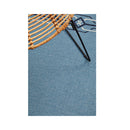 Ocean Power Loomed Blue Rug