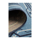 Ocean Power Loomed Blue Rug