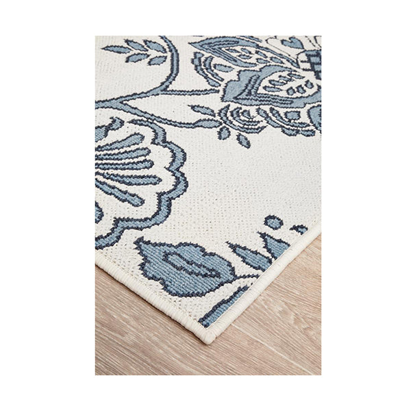 Ocean Outdoors Indoors White Rug