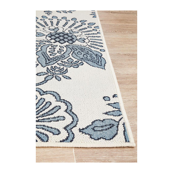 Ocean Outdoors Indoors White Rug