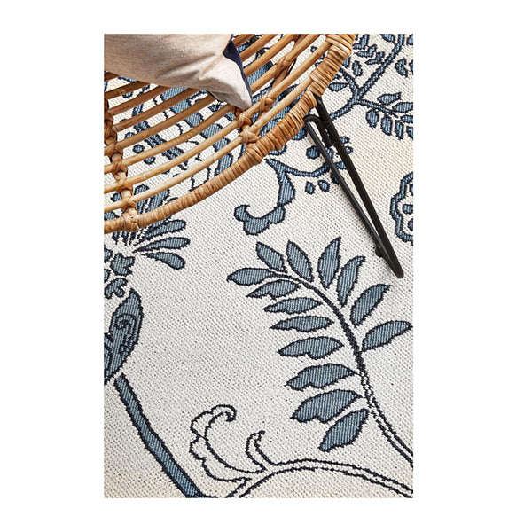 Ocean Outdoors Indoors White Rug