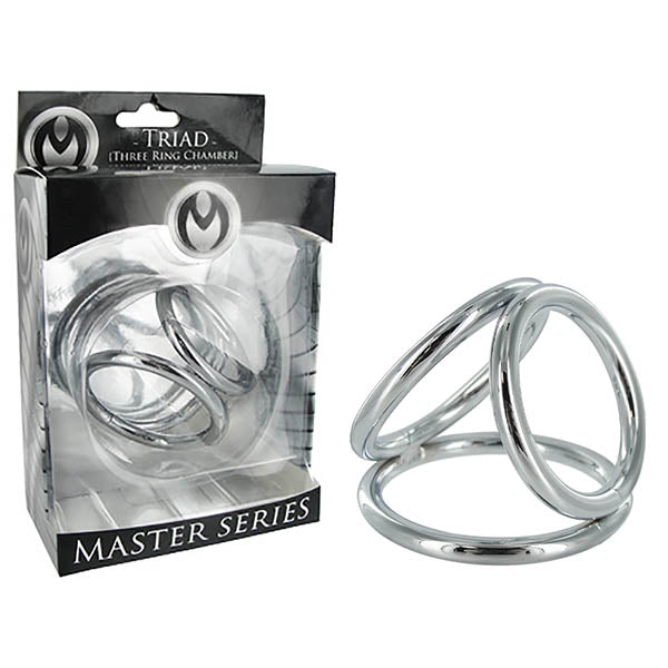 Master Series The Triad - Metal Chamber Cock and Ball Ring