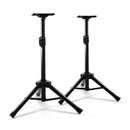 Set of 2 Adjustable 120CM Speaker Stand - Black