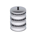Soga 3 Tier 28Cm Stainless Steel Steamers With Lid Work Pot Steamers
