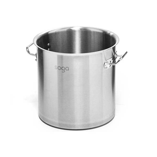 Soga Stock Pot 98L Top Grade Thick Stainless Steel Without Lid