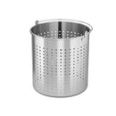 Soga 33L Stainless Steel Perforated Stockpot Strainer With Handle