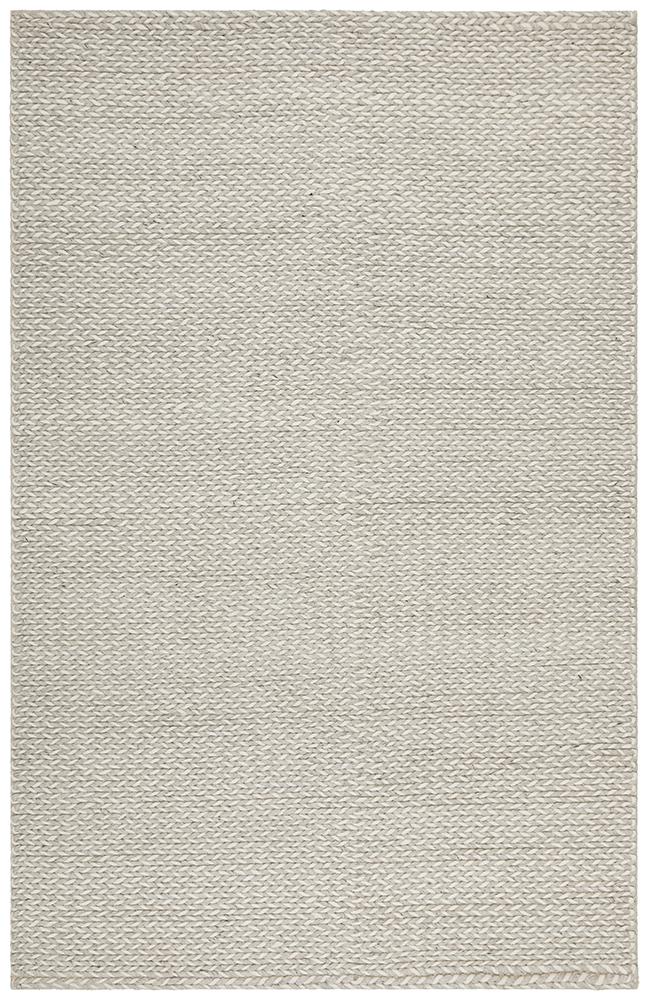 Studio Helena Woven Wool Grey White Rug
