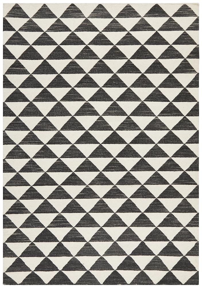 Studio Astrid Geo Flat Weave Wool Rug