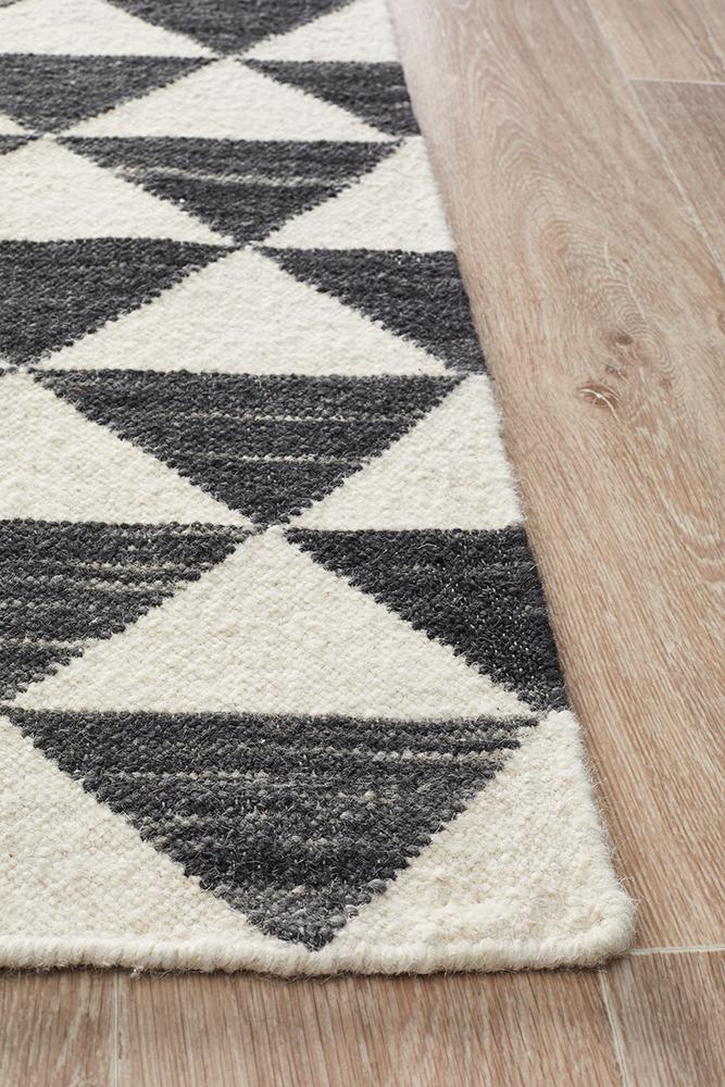 Studio Astrid Geo Flat Weave Wool Rug