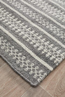 Studio Ester Delicate Lace Woollen Grey Rug
