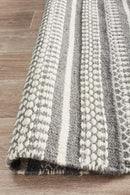 Studio Ester Delicate Lace Woollen Grey Rug