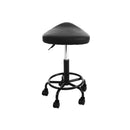 2X Saddle Salon Stool Swivel Chair Barber Hairdress Hydraulic Black