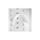 Saddle Cabinet White 53 X 53 X 140 Cm Steel
