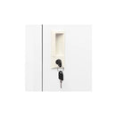 Saddle Cabinet White 53 X 53 X 140 Cm Steel