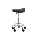 2X Saddle Salon Stool Swivel Chair Barber Hairdress Hydraulic Chrome