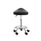 2X Saddle Salon Stool Swivel Chair Barber Hairdress Hydraulic Chrome