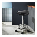 2X Saddle Salon Stool Swivel Chair Barber Hairdress Hydraulic Chrome
