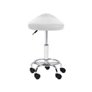 2X Saddle Salon Stool Swivel Chair Barber Hairdress Hydraulic Chrome