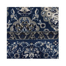 Sahara Navy Machine Knotted Rug