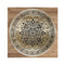 Sahara Stain Resistant Beige Round Rug