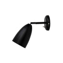 Salem With Switch Black Adjustable Wall Light