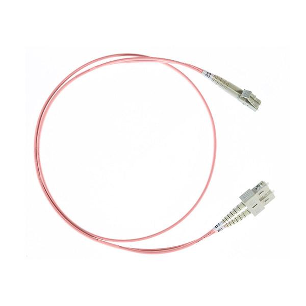 2M Salmon Pink Om1 Multimode Fibre Optic Cable